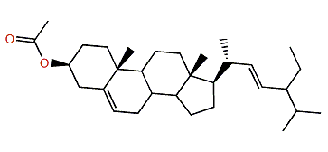 24-Ethylcholesta-5,22-dien-3b-yl acetate